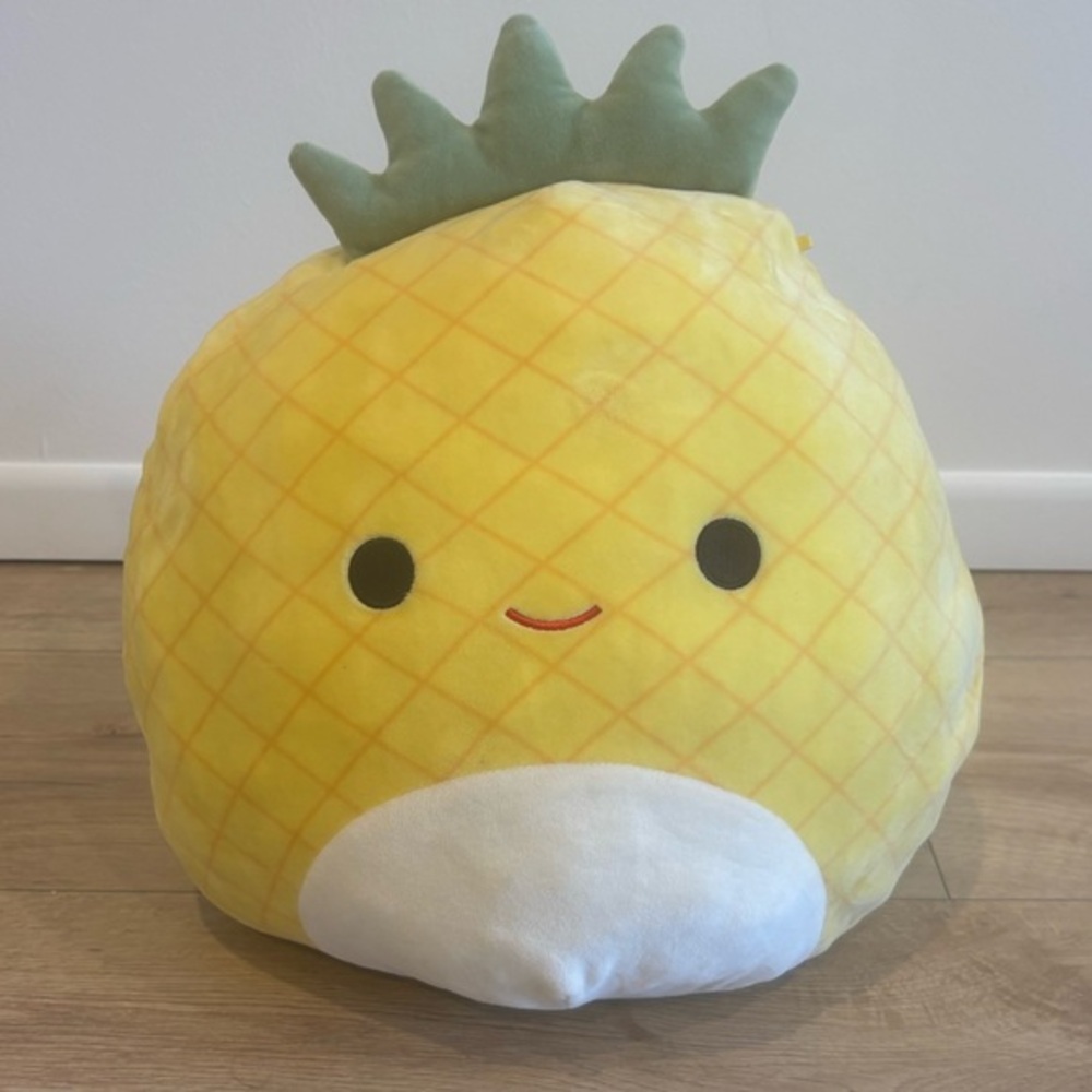 Squishmallow Pineapple Plush – Maui – Super Soft & Cute!